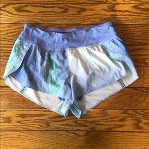 Multicolored lululemon shorts